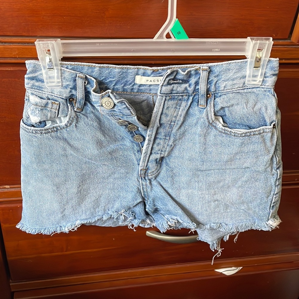 Pacsun denim cutoff shorts